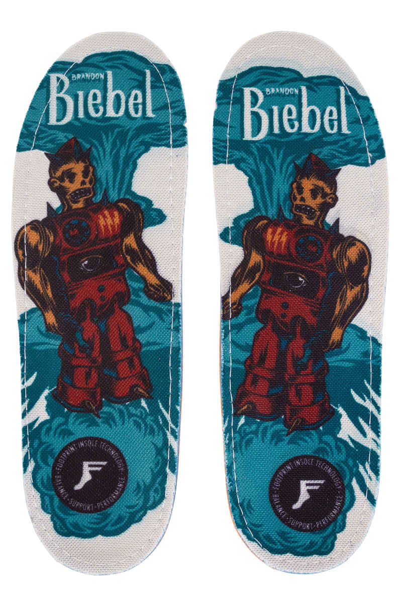 Footprint Biebel Robot King Foam Orthotics Plantilla (blue)