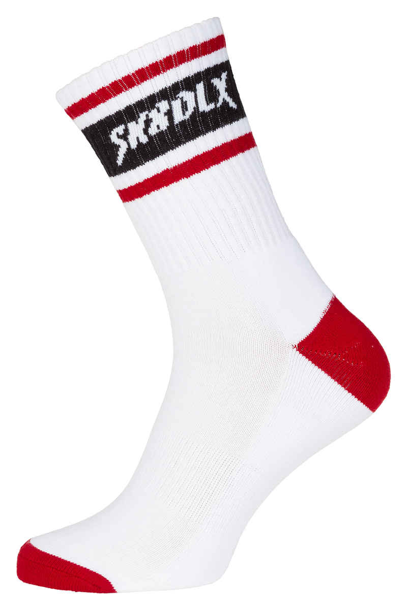 SK8DLX Skate Classic Calcetines US 6-13 (white red black)