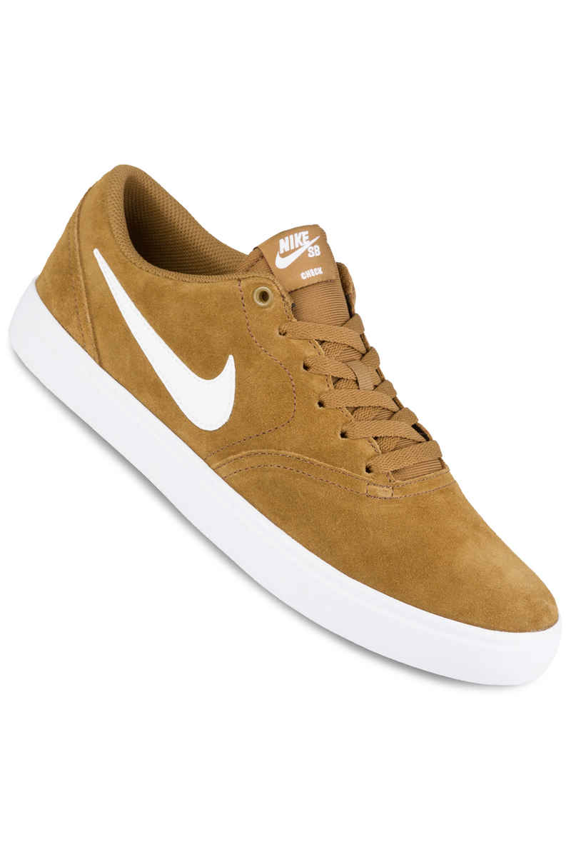 Nike SB Check Solarsoft Schuh (golden beige white)
