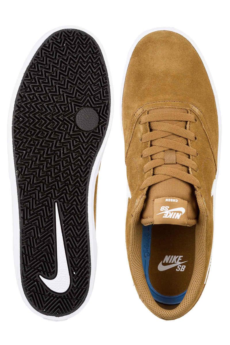 Nike SB Check Solarsoft Schuh (golden beige white)