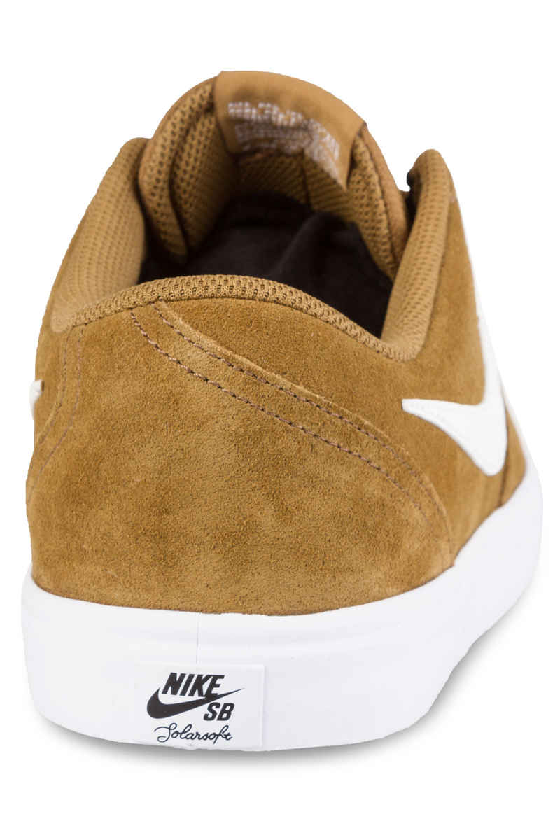 Nike SB Check Solarsoft Schuh (golden beige white)