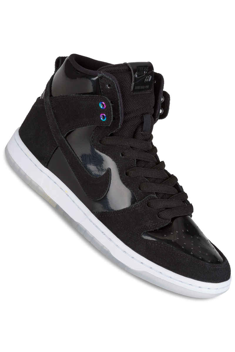 Nike SB Dunk High Pro Schuh (black black white clear)
