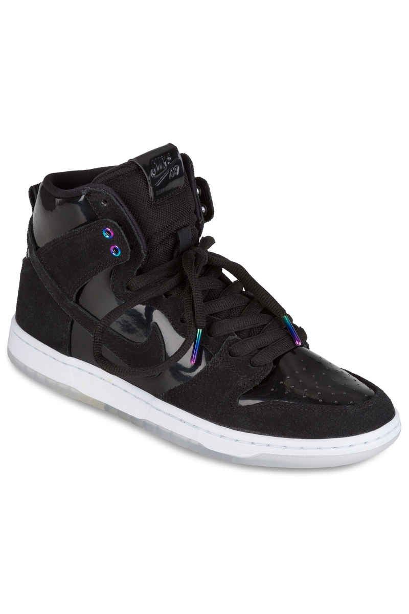 Nike SB Dunk High Pro Schuh (black black white clear)