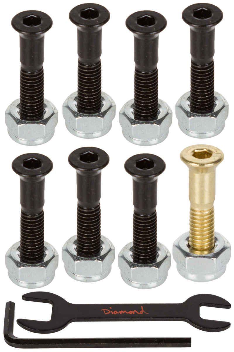 Diamond Hella Tight 7/8" Set de vis (gold) Flathead (tête fraisée) allen