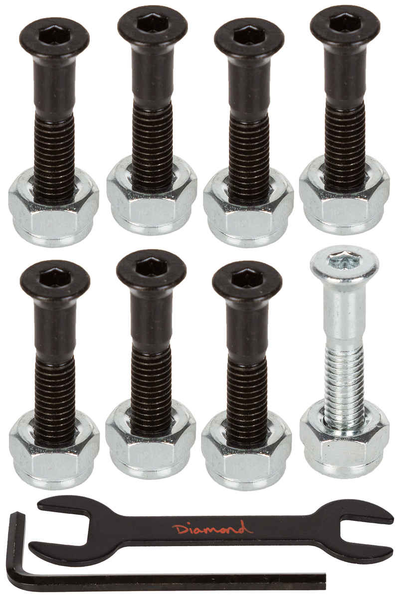 Diamond Hella Tight 1" Set de vis (silver) Flathead (tête fraisée) allen