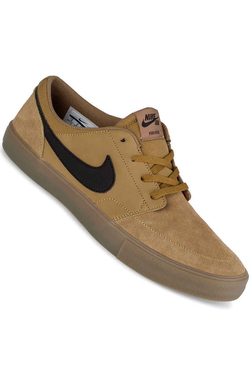 Nike SB Solarsoft Portmore II Chaussure (golden beige black)