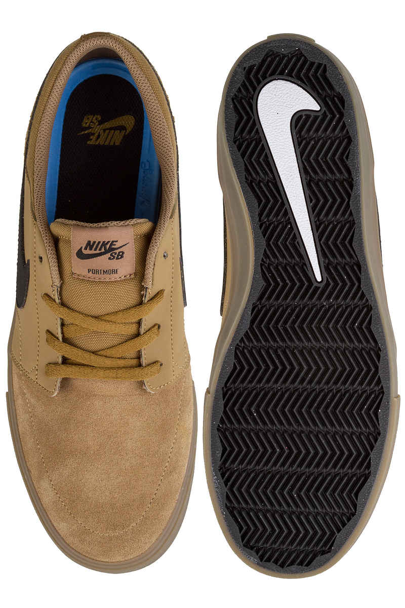 Nike SB Solarsoft Portmore II Chaussure (golden beige black)