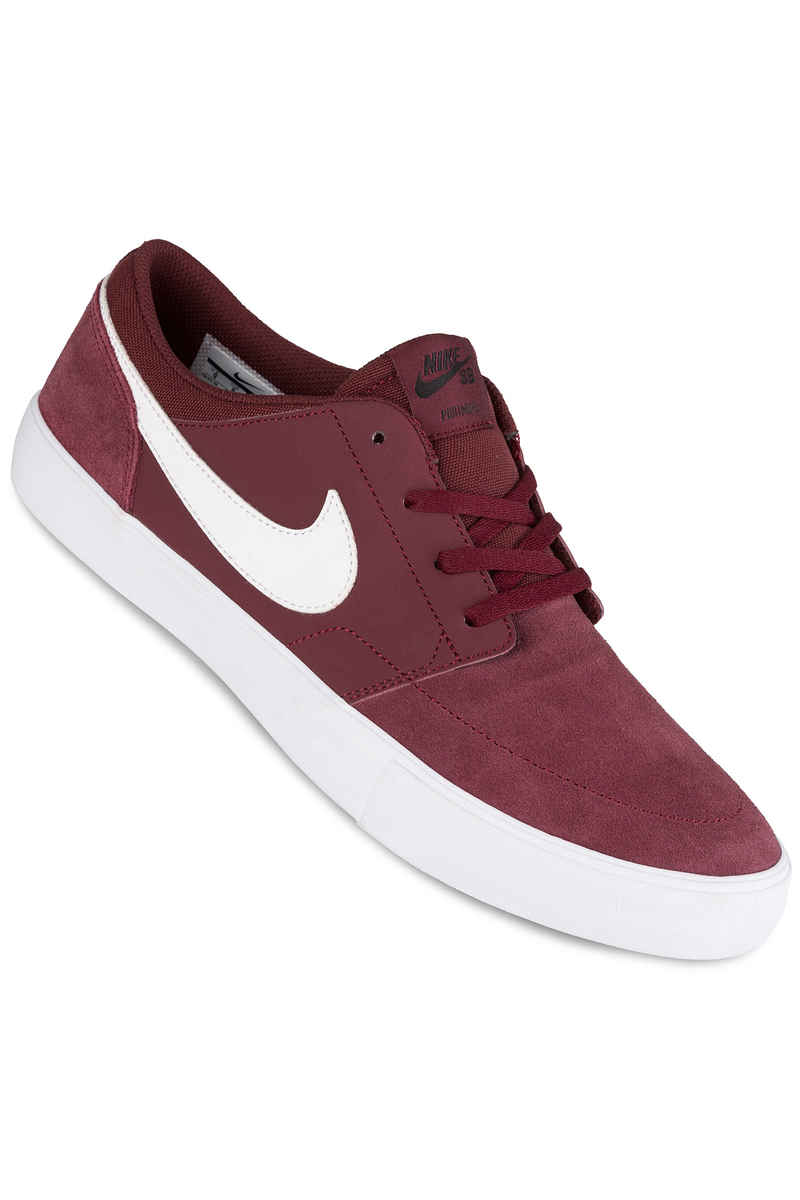 Nike SB Solarsoft Portmore II Chaussure (dark team red white)