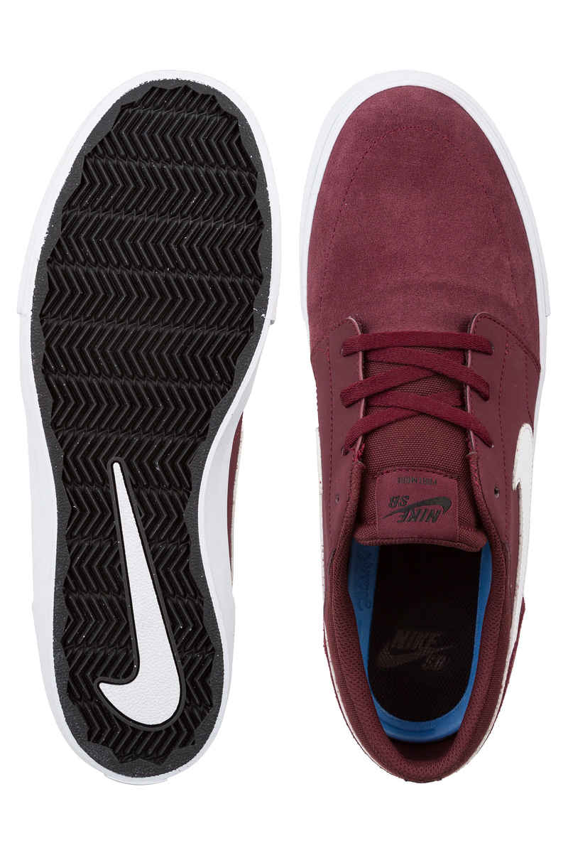 Nike SB Solarsoft Portmore II Chaussure (dark team red white)