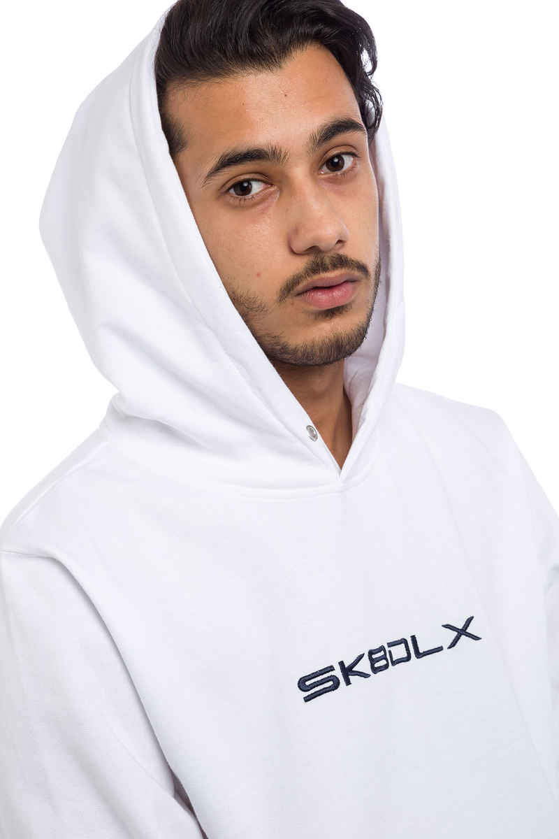 SK8DLX Lazer Hoodie (white dark navy)