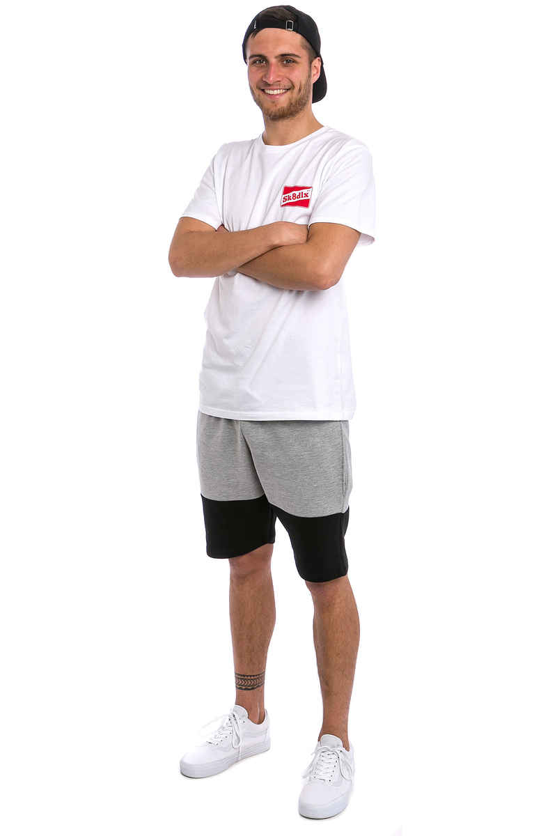 SK8DLX Two Colors Shorts (heather grey black)
