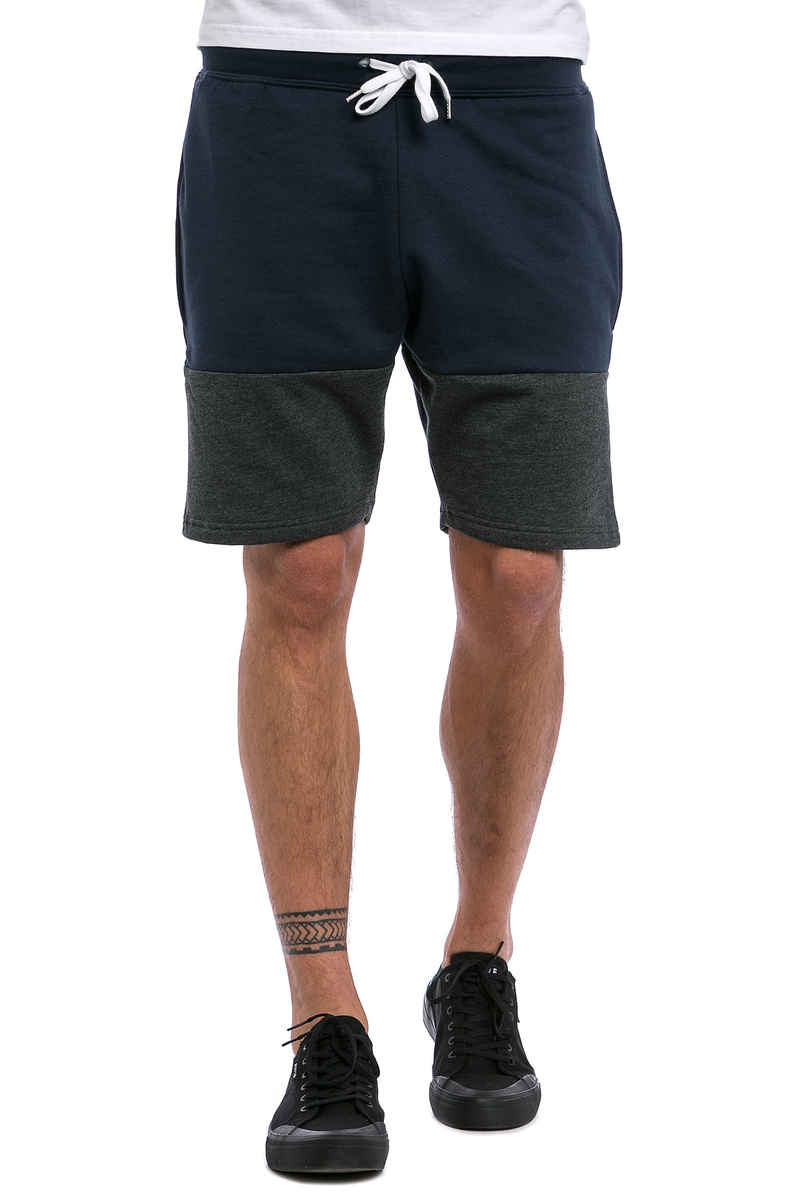 SK8DLX Two Colors Shorts (navy heather charcoal)
