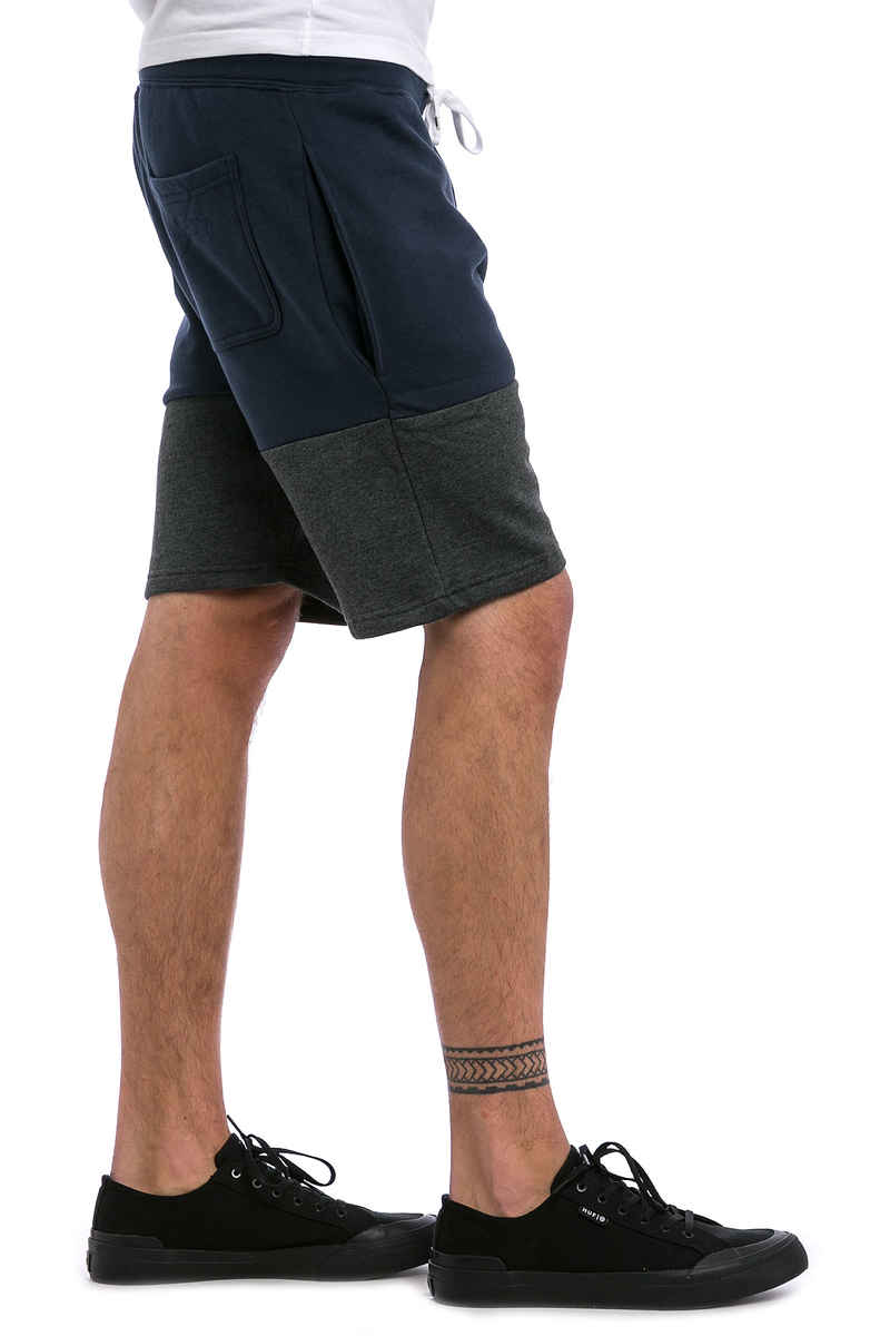 SK8DLX Two Colors Shorts (navy heather charcoal)