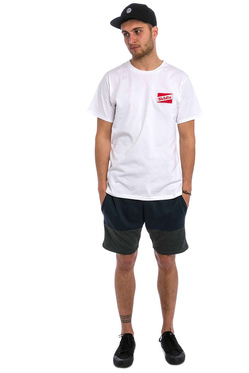 SK8DLX Two Colors Shorts (navy heather charcoal)