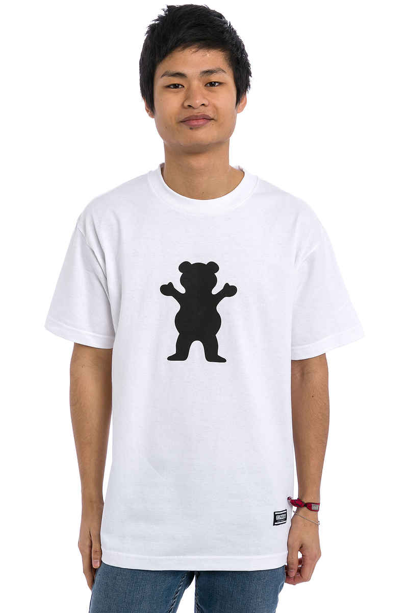 Grizzly OG Bear Logo T-Shirt (white)