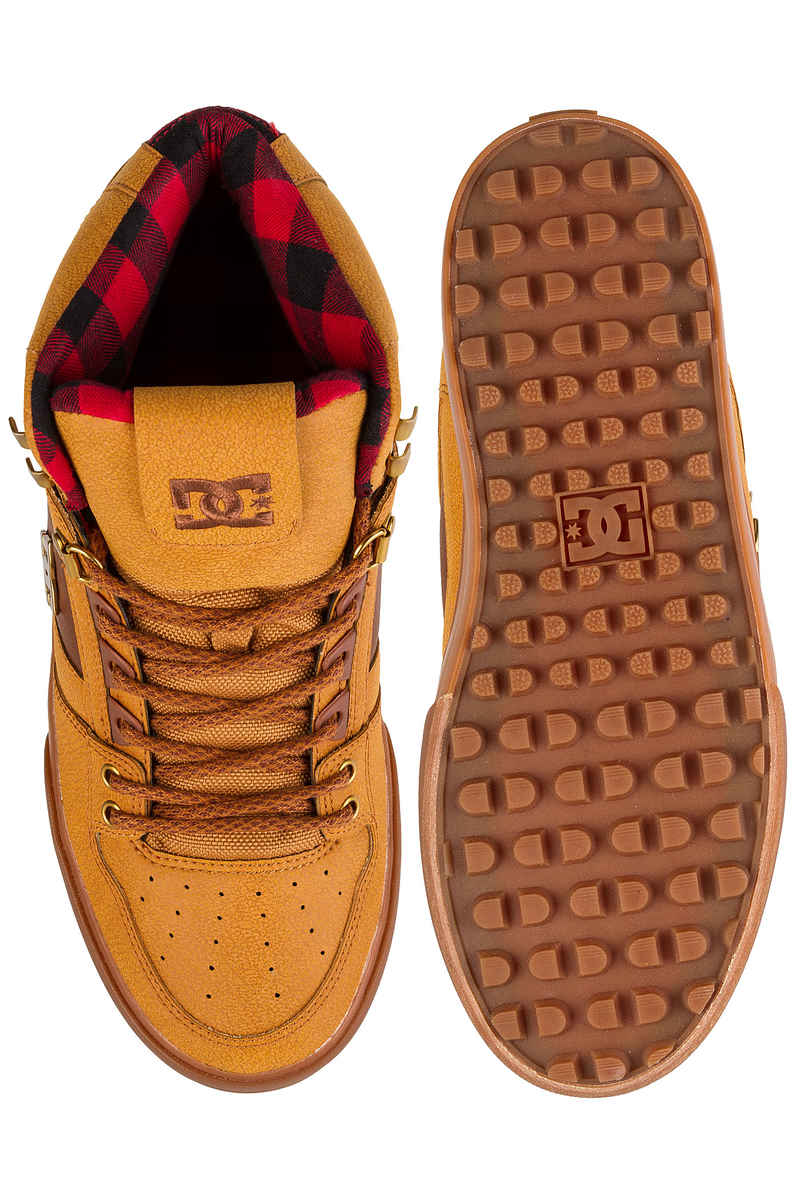 DC Spartan High WC WNT Schuh (wheat black dark chocolate)
