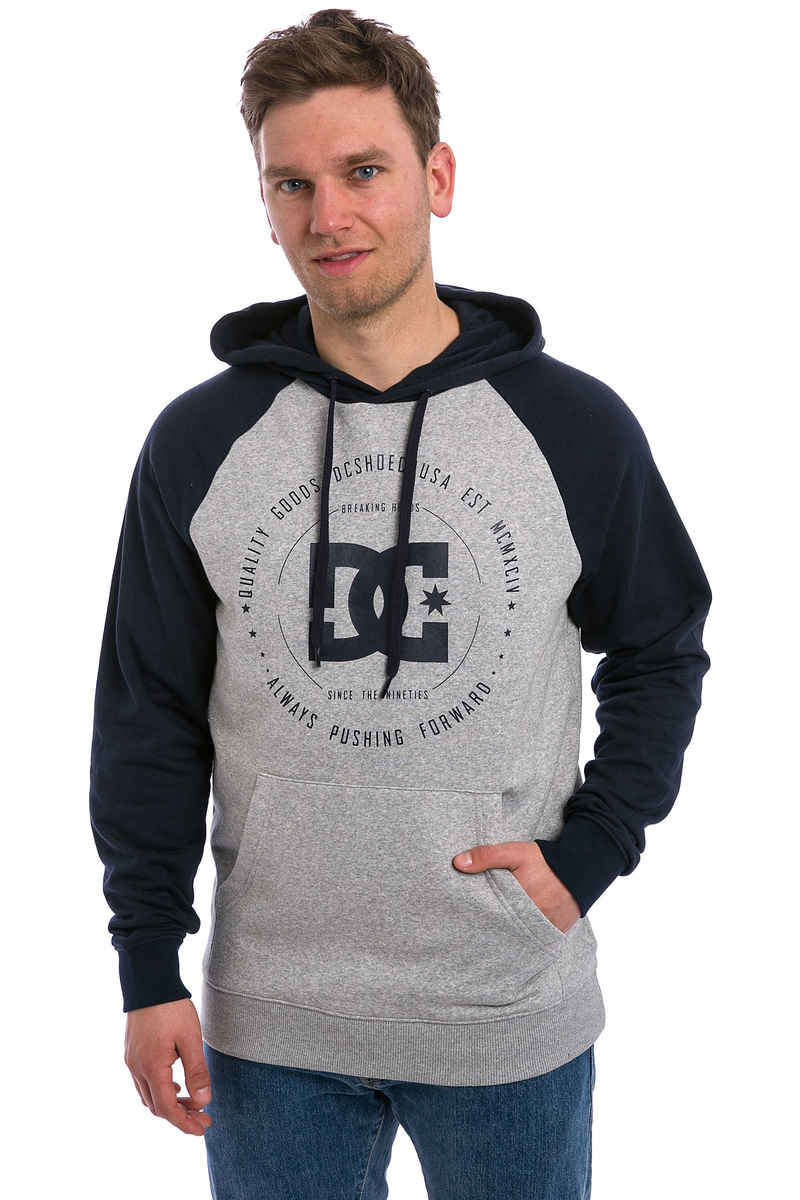 DC Rebuilt Raglan Hoodie (grey heather)