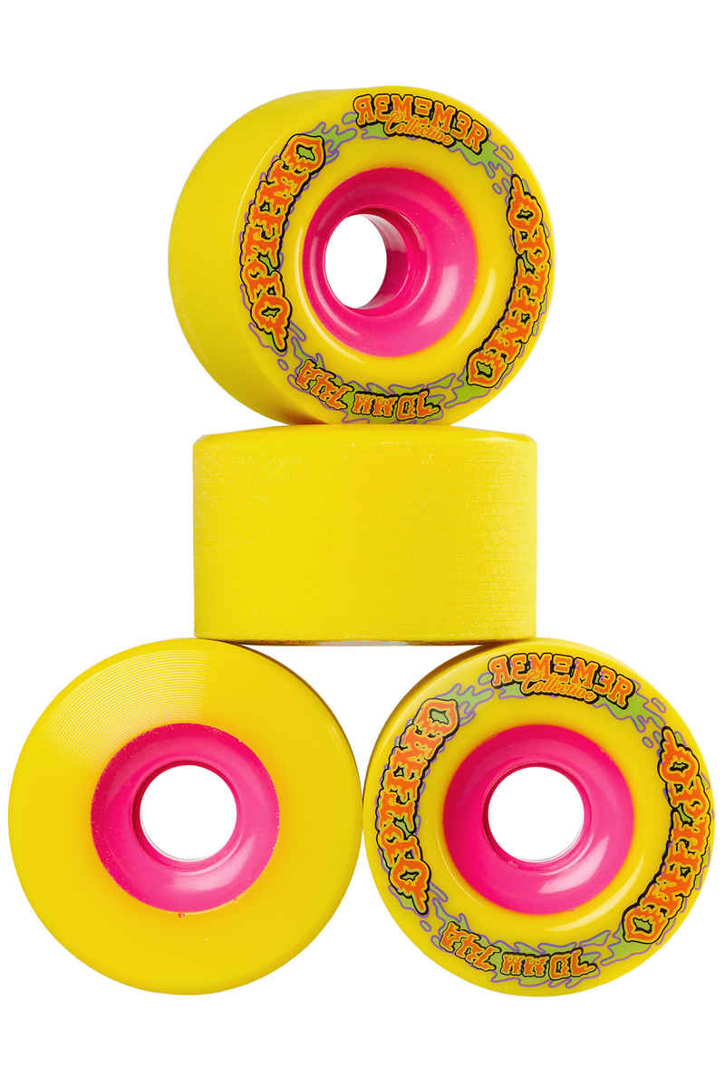 Remember Optimo Rollen (yellow) 4er Pack 70mm 74A