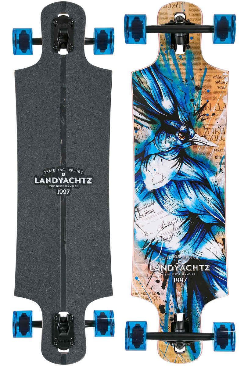 Landyachtz Maple Drop Hammer 36.5" (93cm) Longboard-Complète (blue jay)