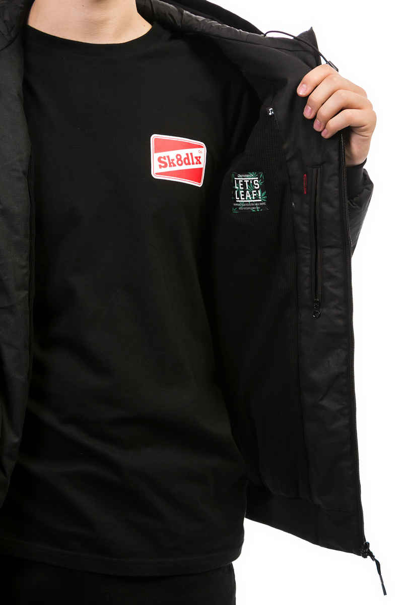 Cleptomanicx Polarzipper Hemp 3 Giacca (black)