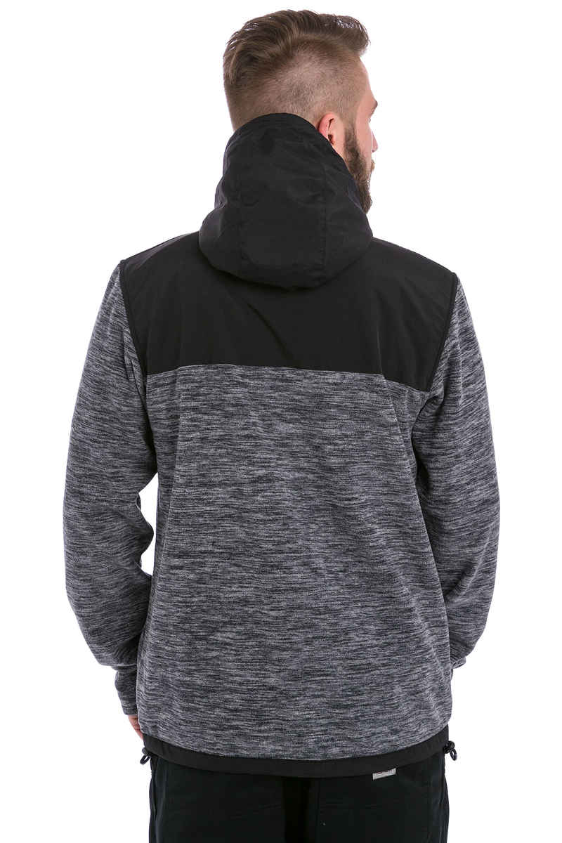 Cleptomanicx Fleece Zip-Sweatshirt avec capuchon (black)