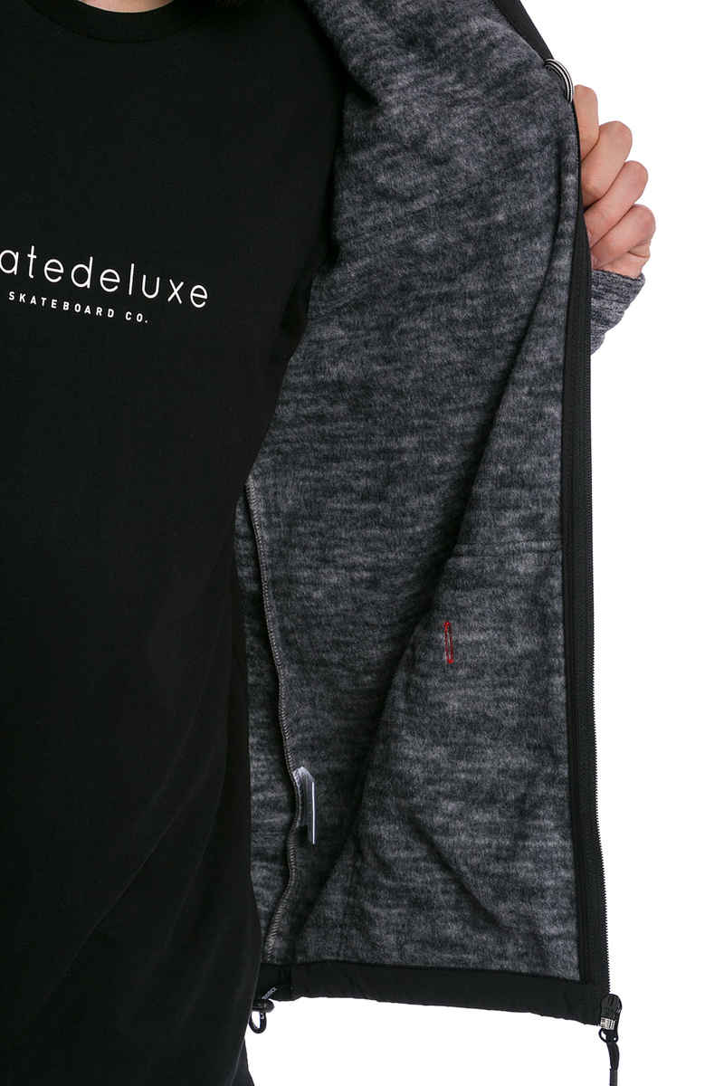Cleptomanicx Fleece Zip-Sweatshirt avec capuchon (black)