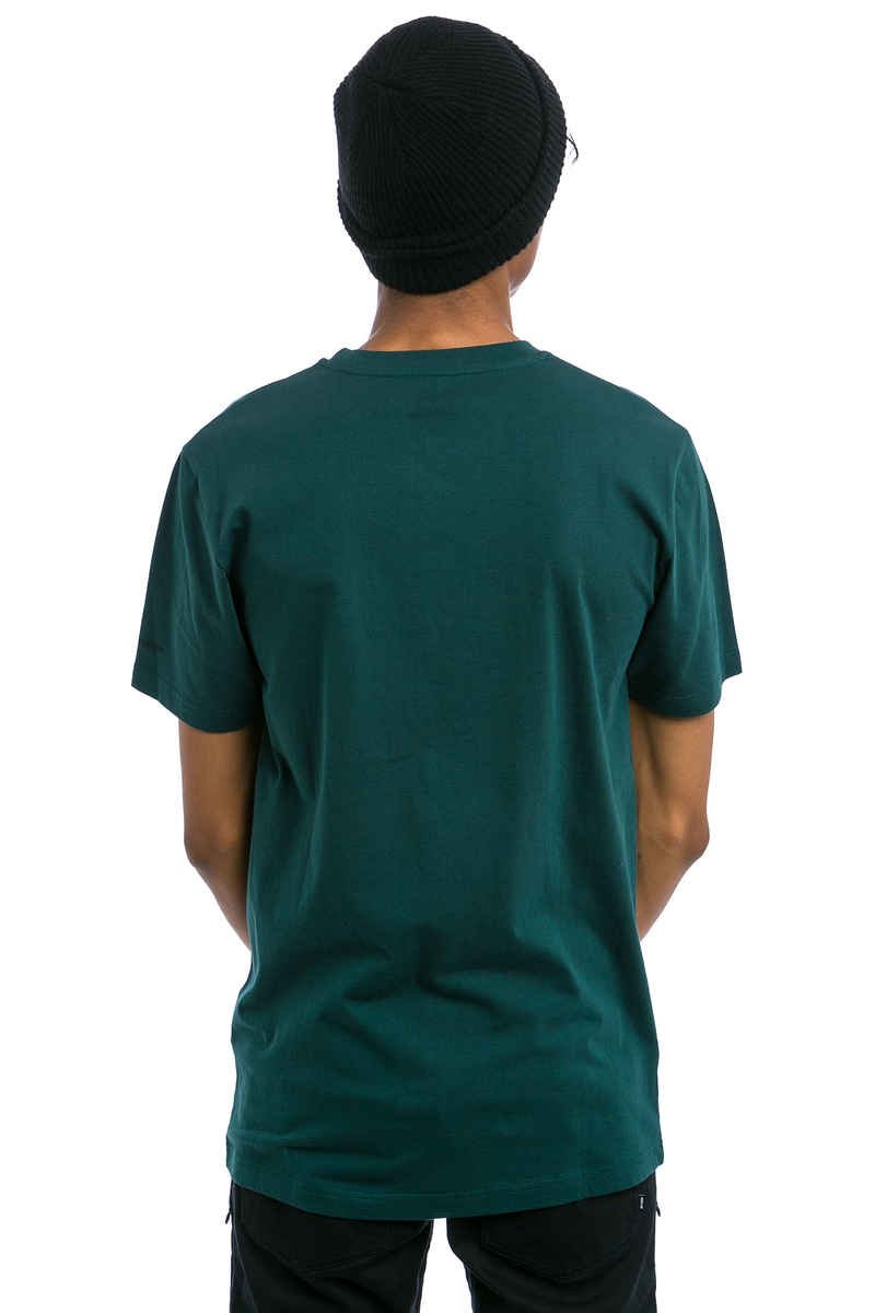 Cleptomanicx Gull T-Shirt (dark sea green)