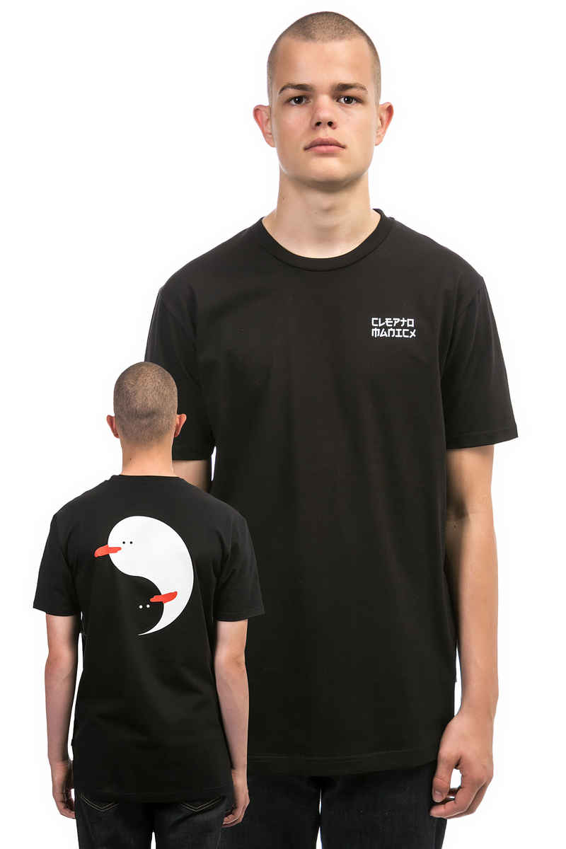 Cleptomanicx Balance Gull T-Shirt (black)