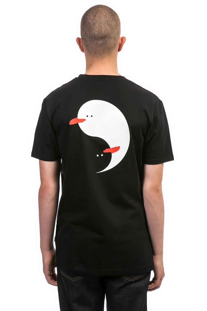 Cleptomanicx Balance Gull T-Shirt (black)