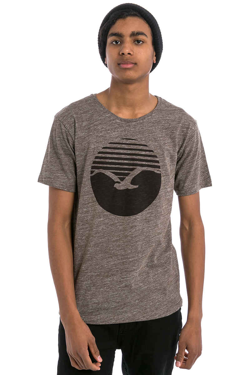 Cleptomanicx Vintage Print T-Shirt (vintage brown)