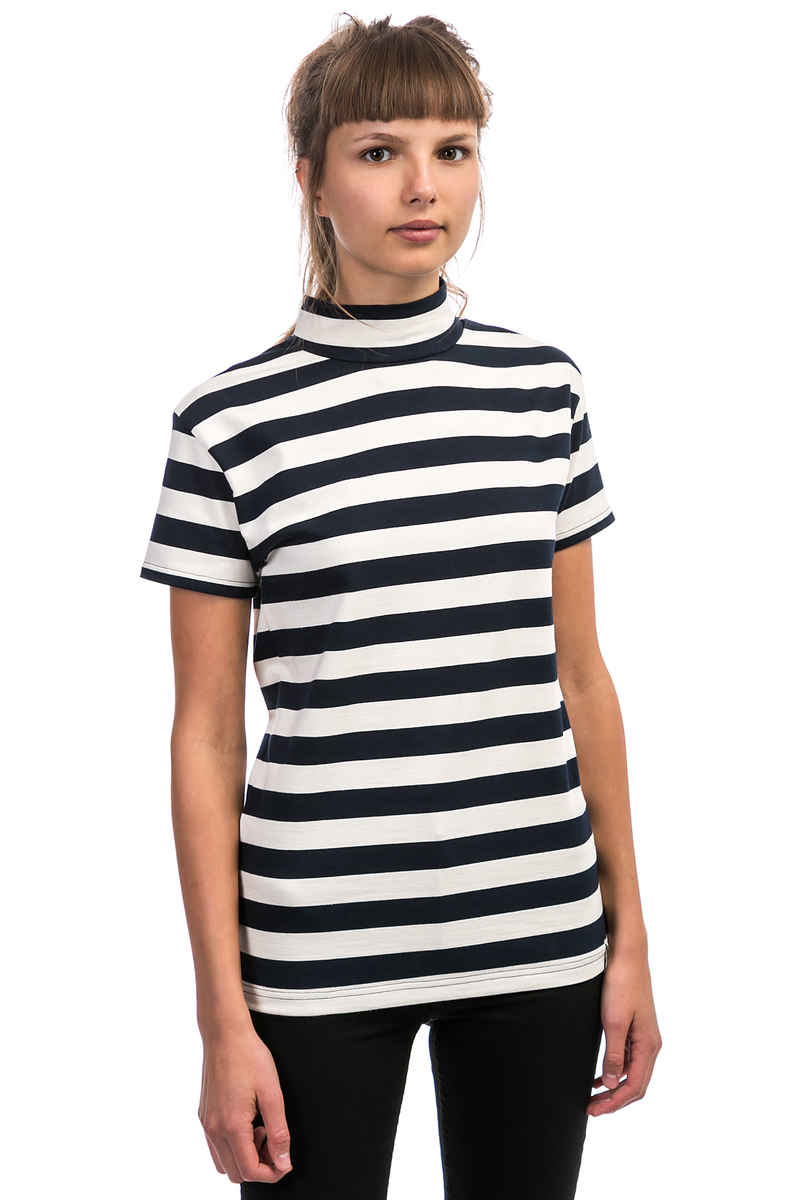Cleptomanicx Wave T-Shirt women (dark navy)