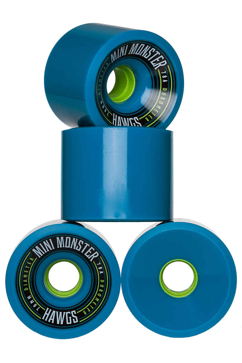 Hawgs Mini Monsters Wheels (blue) 4 Pack 70mm 78A