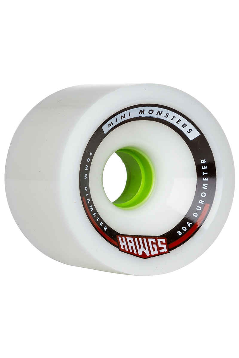 Hawgs Mini Monsters Wiel (white) 4 Pack 70mm 80A