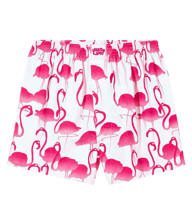 Lousy Livin Underwear Flamingo Boxershorts (white)