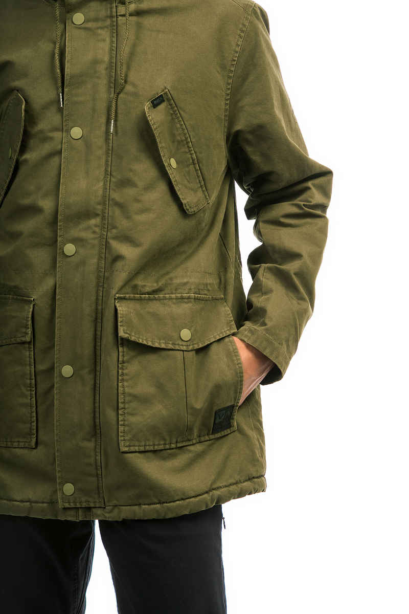 RVCA Ground Control Jacke (burnt olive)