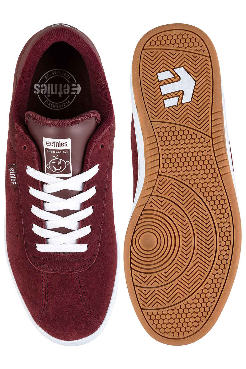Etnies The Scam Schuh (burgundy white)