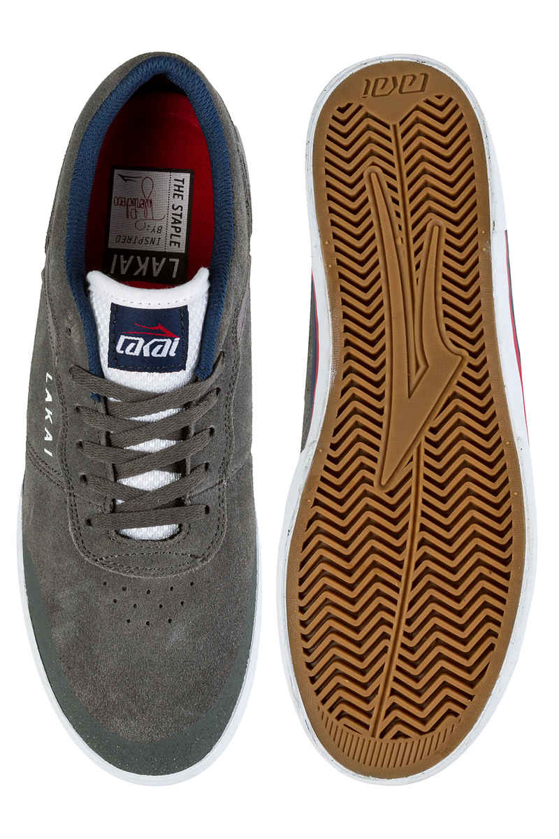 Lakai Staple Suede Schuh (grey)