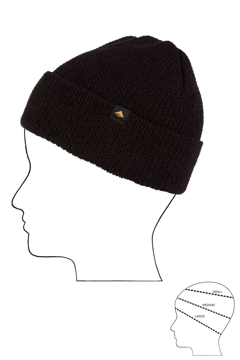 Emerica Triangle Cuff Beanie (black 2)
