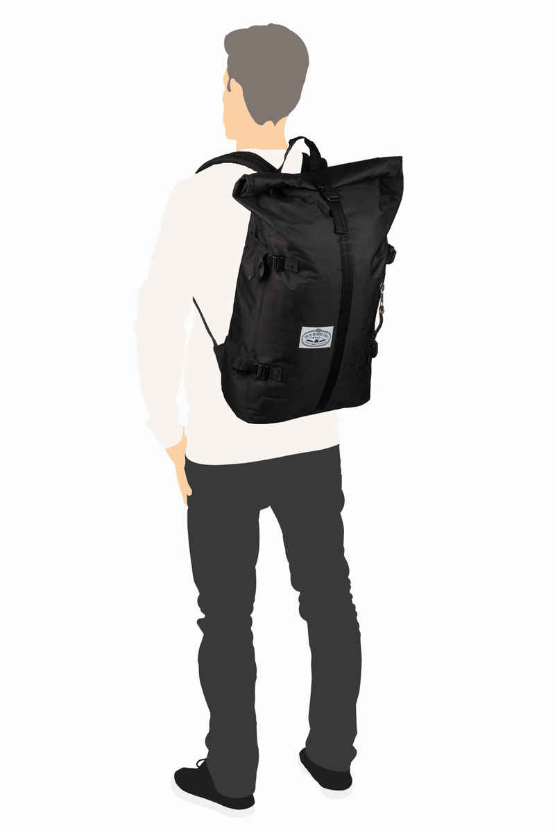 Poler Classic Rolltop Backpack 21L (black)