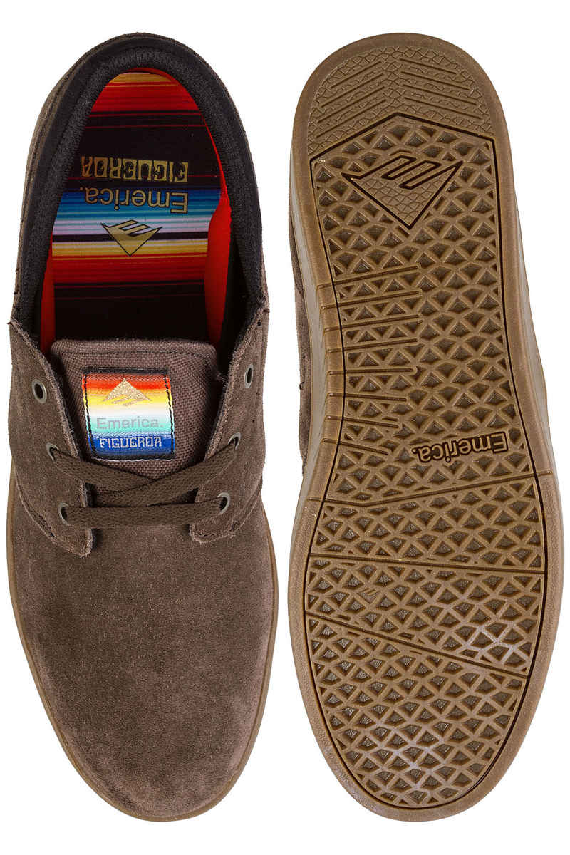 Emerica The Figueroa Schuh (brown gum gold)
