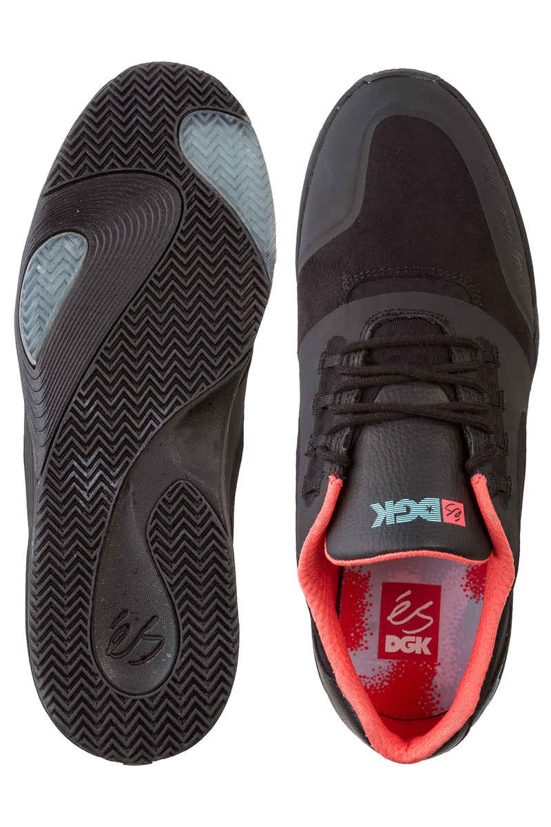 éS x DGK Skateboards Sesla Schoen (black black blue)