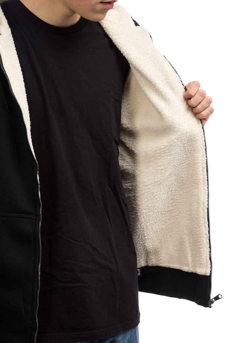 Dickies Sherpa Lined Fleece Zip-Hoodie (black)