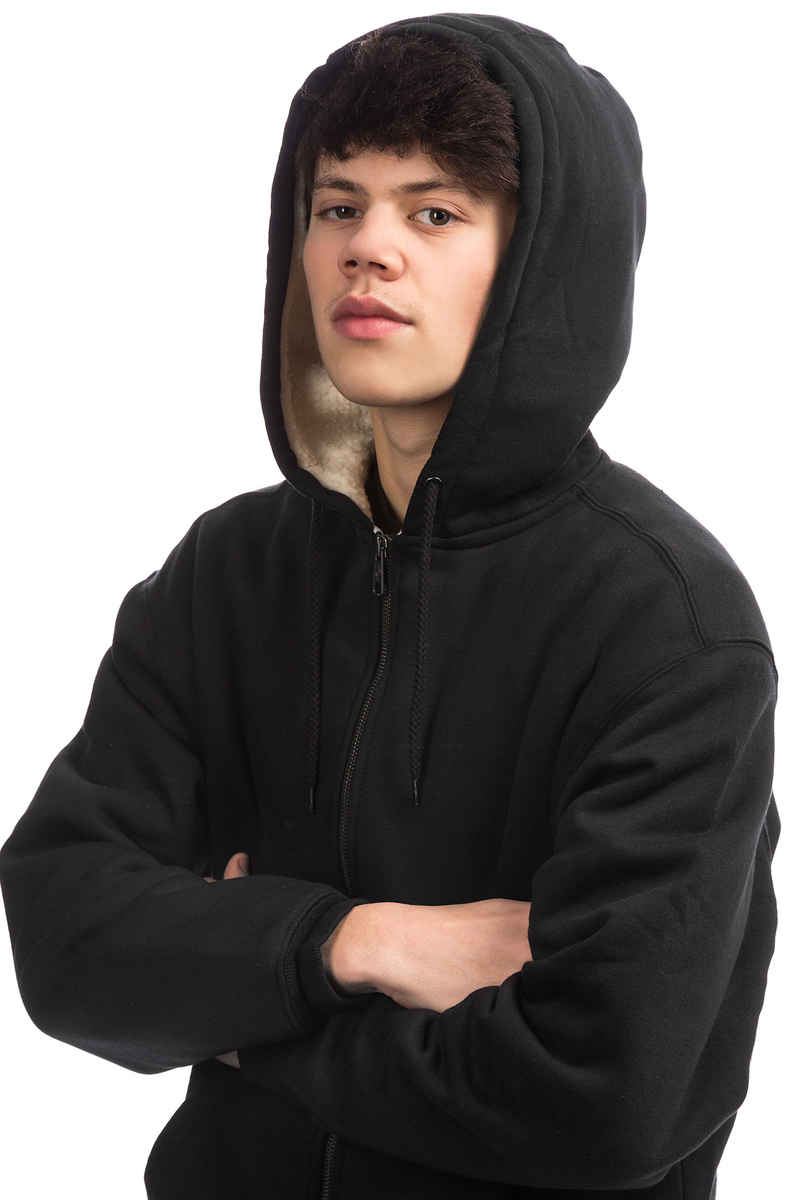 Dickies Sherpa Lined Fleece Zip-Hoodie (black)