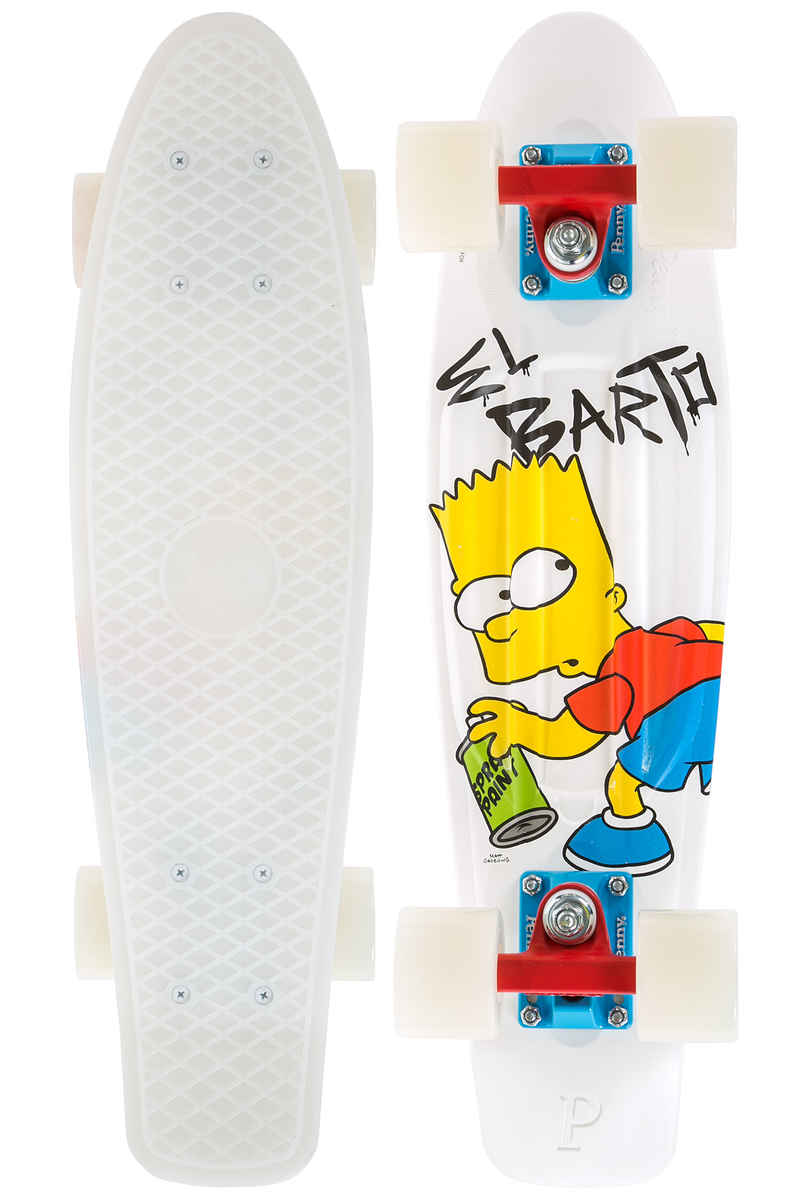 Penny x The Simpsons El Barto 22" Cruiser (white)