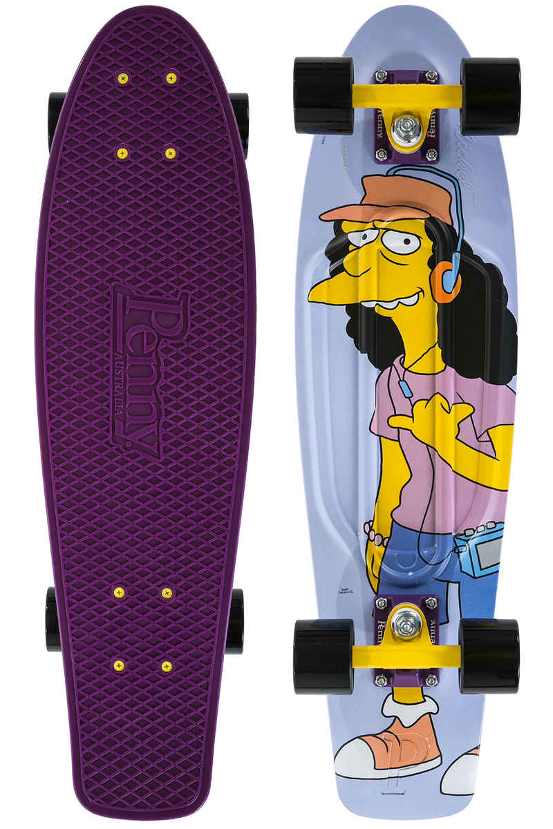 Penny x The Simpsons Rock On Little Dudes! 27" Cruiser (purple)