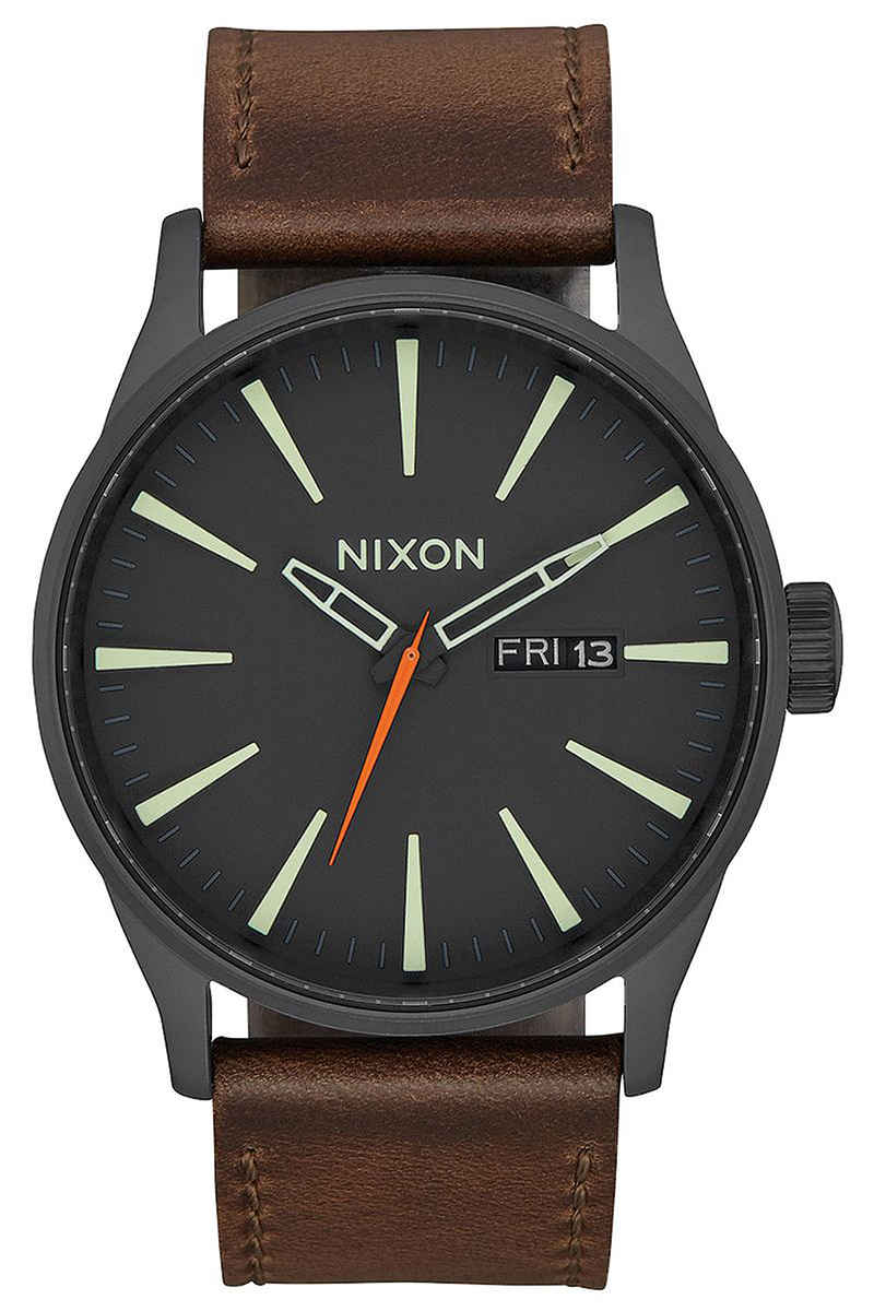 Nixon The Sentry Leather Orologio