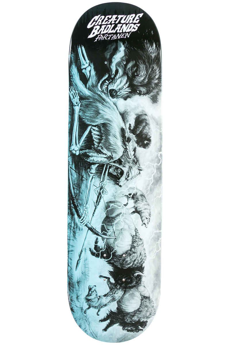 Creature Partanen Back To The Badlands 8.1" Deck (black blue)