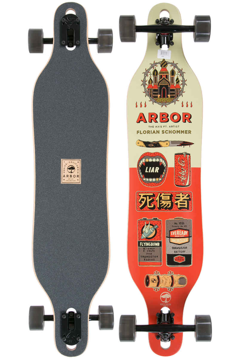 Arbor Axis Artist Collection 40" (101,6cm) Longboard-completo
