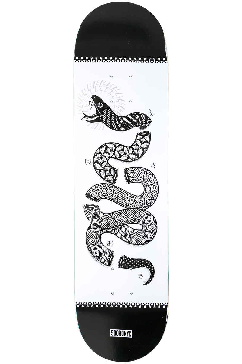 5BORO Snake Art Series 8.25" Deck (black white)