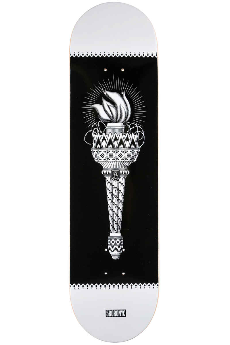 5BORO Torch Art Series 8.375" Deck (black white)